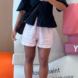 Reformation Linen Shorts